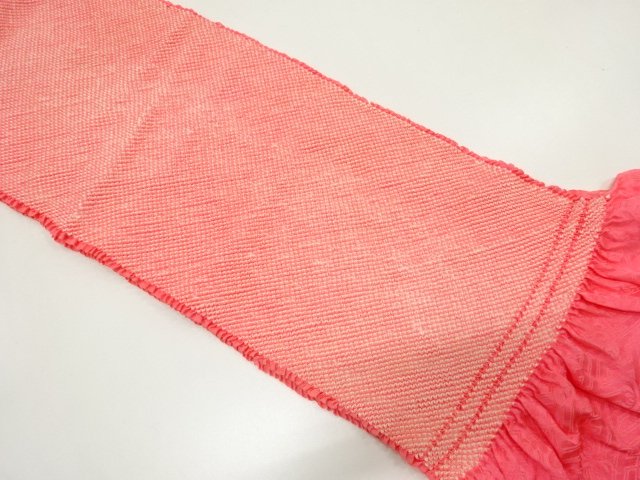 JAPANESE KIMONO / OBIAGE FOR FURISODE / SILK / SHIBORI